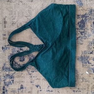 Kiava Sports Bra - Braided Emerald Green